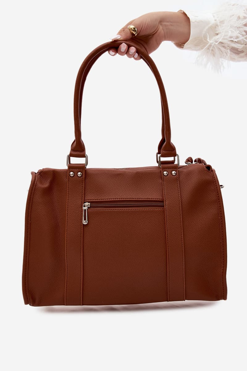 Velká kabelka Flora&Co z umělé kůže Camel 4