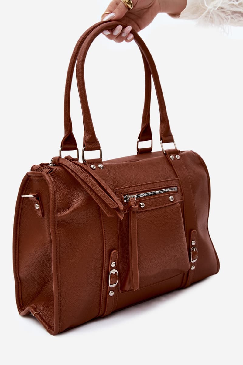 Velká kabelka Flora&Co z umělé kůže Camel 2
