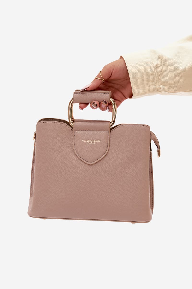 Elegantní kabelka Flora&Co Dark Beige 4