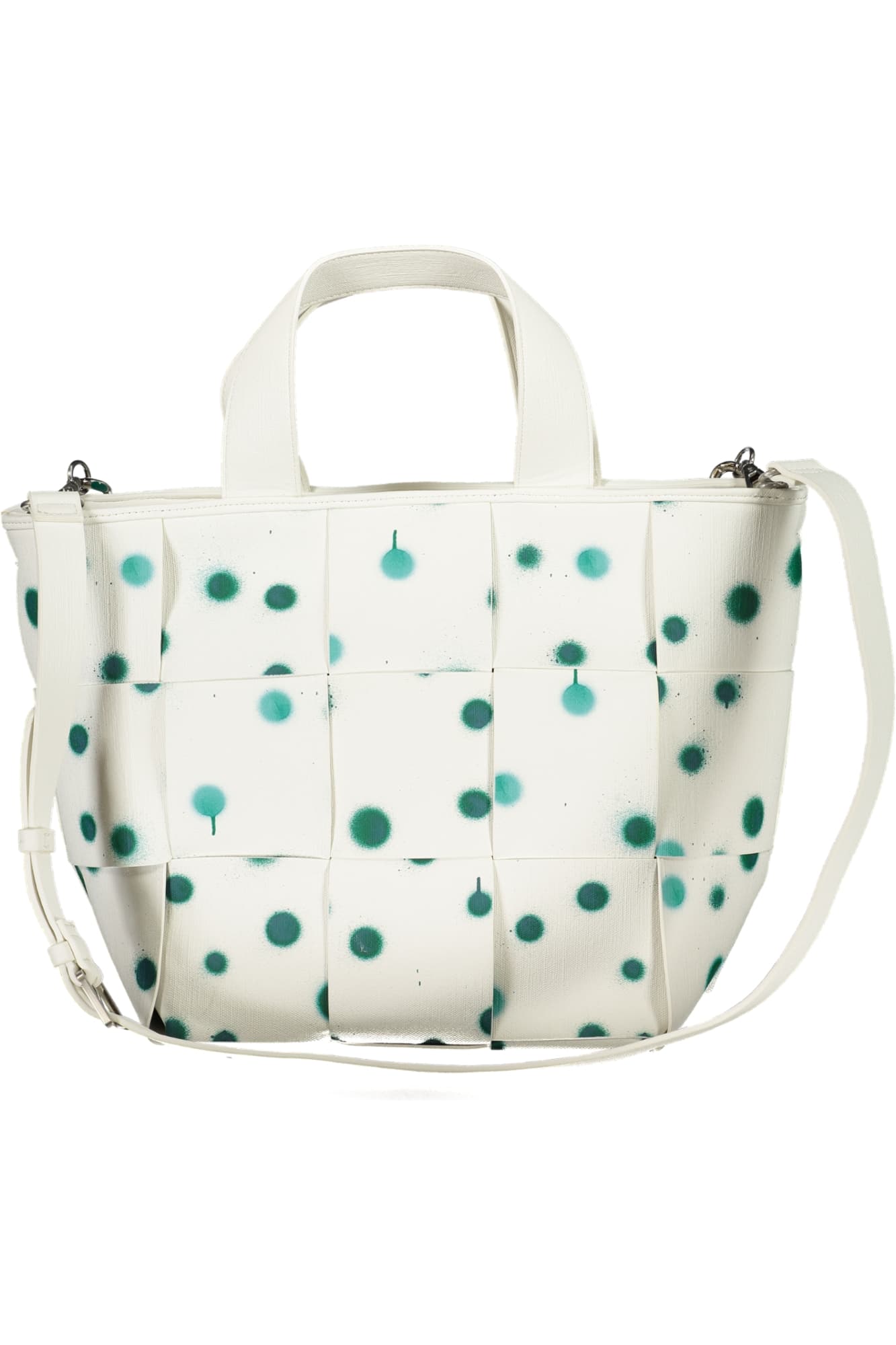 Bílá dámská vzorovaná kabelka Desigual New Splatter Valdivia 6