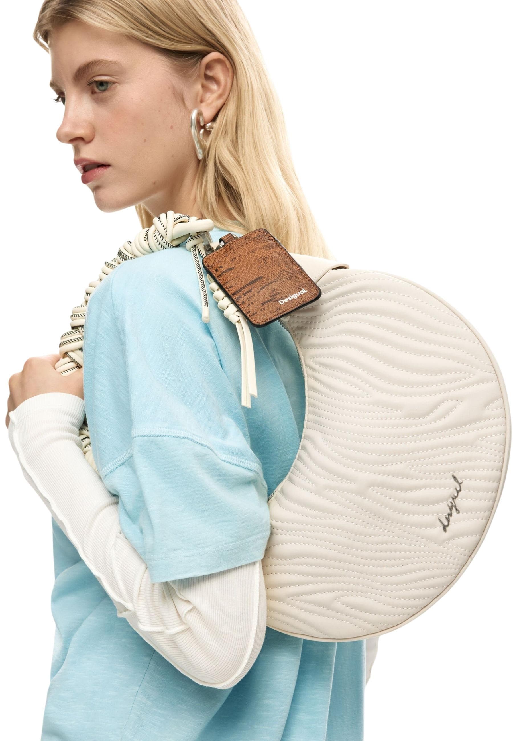 Desigual Borsa Donna kabelka, krémová 2