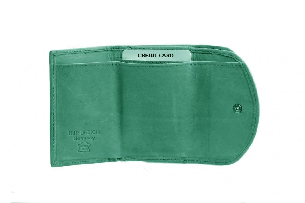 HJP malá peněženka 7116-B TYRKYS GREEN 3