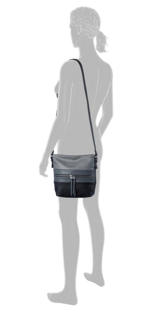 Tom Tailor kabelka Ellen Cross bag M 26103-60 černo/šedá 4