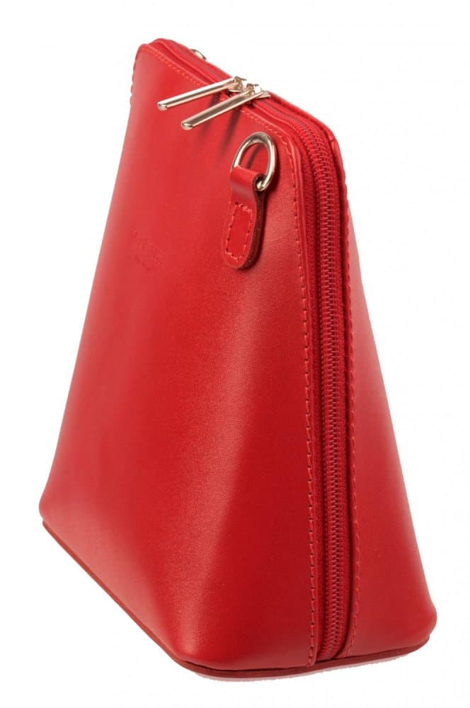 Giglio leather malá dámská kožená kabelka 133 červená 3