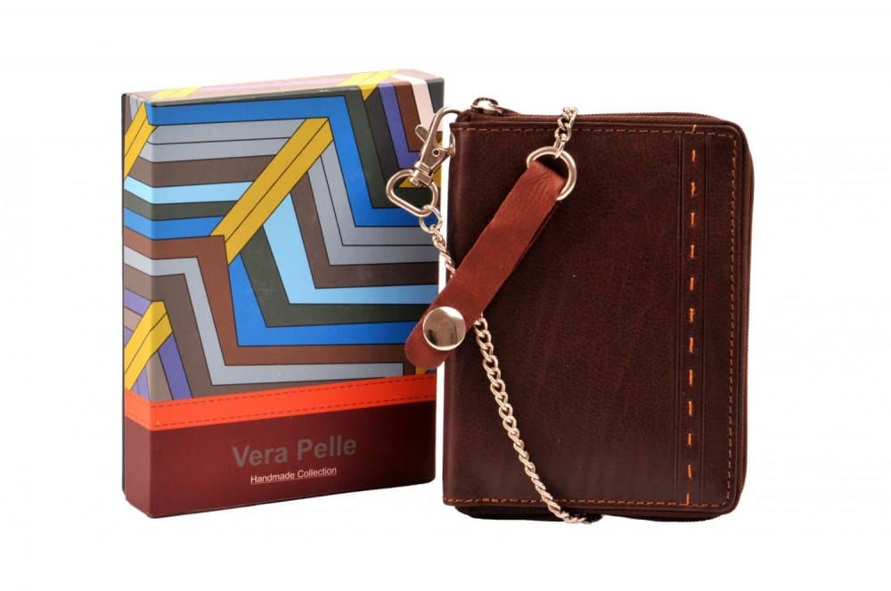Giglio leather kožená peněženka GF-0045 hnědá - poslední kus 2