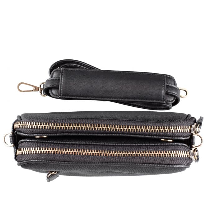 Malá elegantní kabelka Bugatti Passione 49253401 černá 4