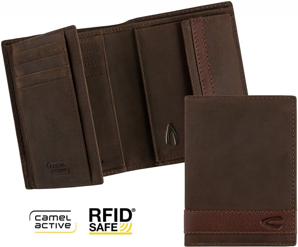 Pánská kožená peněženka Camel Active 274-705-29 hnědá RFID save 4