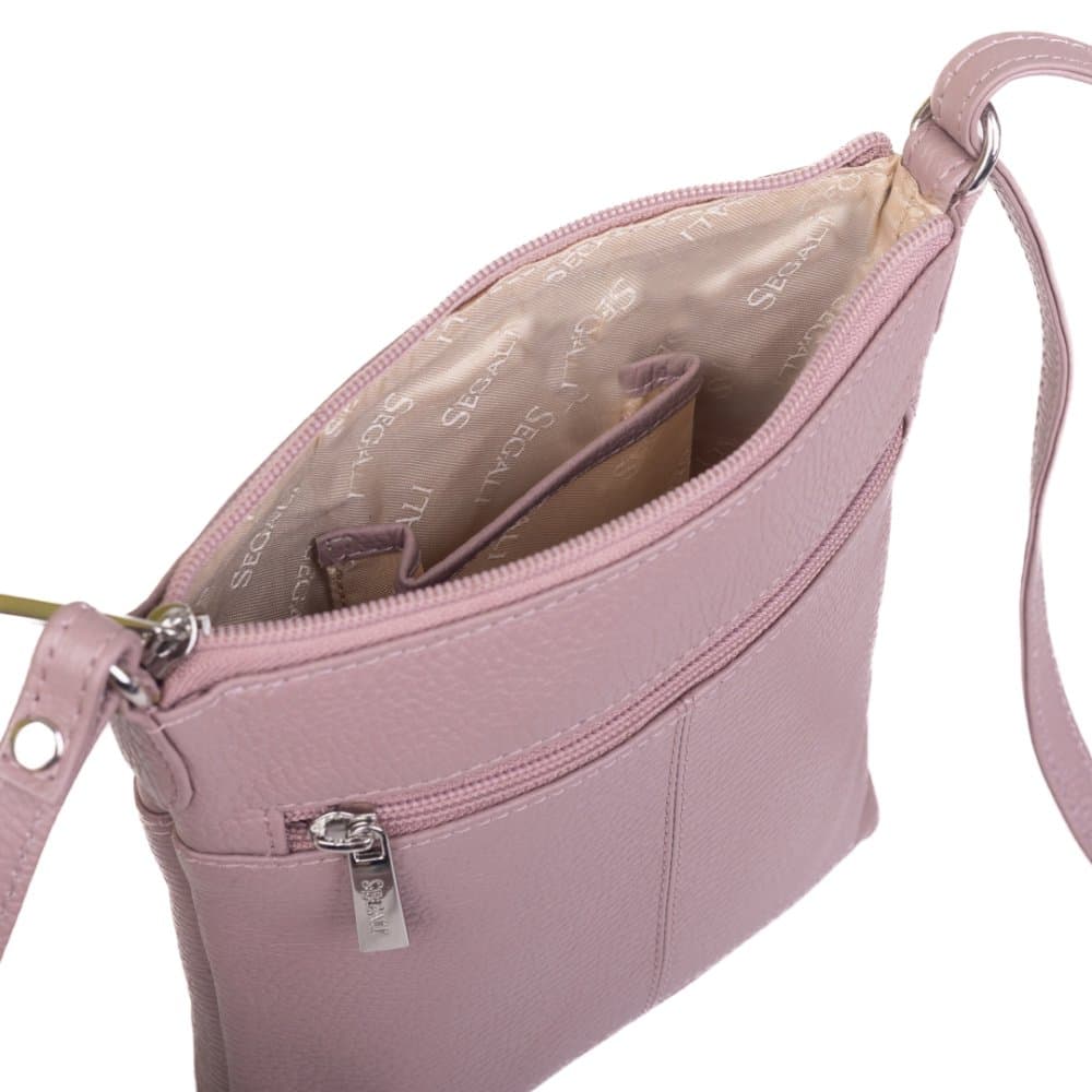 Dámská kabelka kožená SEGALI 7001 B cameo rose 3