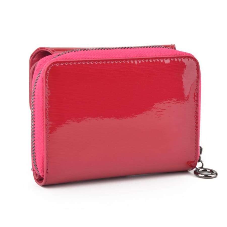 Dámská peněženka z lakované kůže Carmelo 2104 G FUCHSIA 3