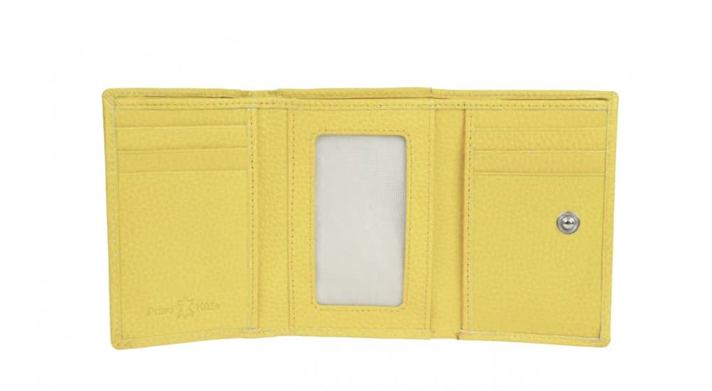 Dámská kožená peněženka SEGALI 7106 B pastel yellow světle žlutá 4