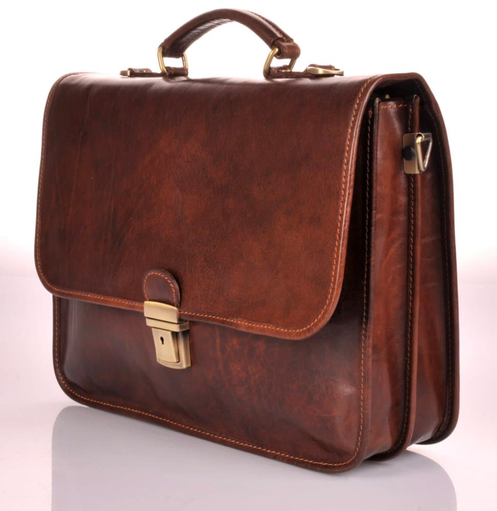 Giglio leather pánská kožená aktovka 224 NZ hnědá 3