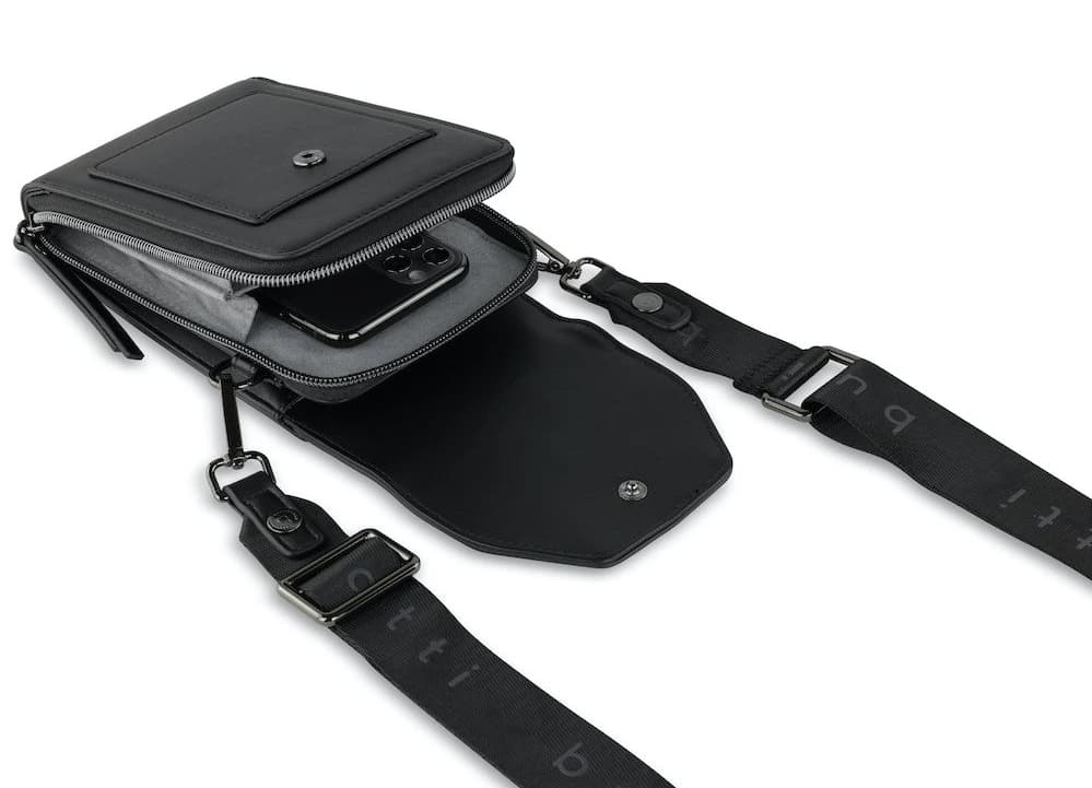 Bugatti Almata Mobile Purse Bag – elegantní dámská crossbody taška na smartphone 49665301 černá 6