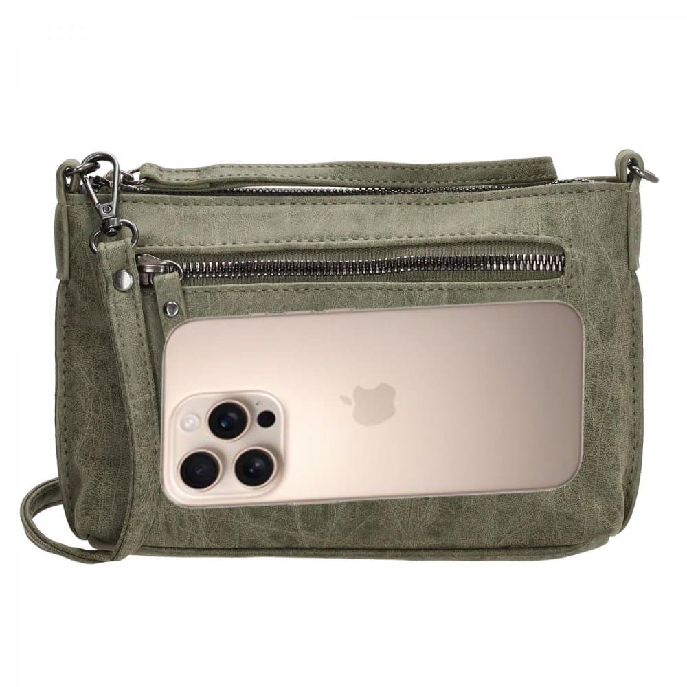 Enrico Benetti Zoë malá crossbody kabelka 66907-029 zelená 6