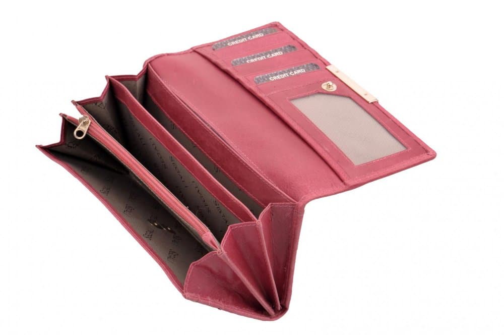Dámská kožená peněženka SEGALI 7066 Fuxia růžová 4
