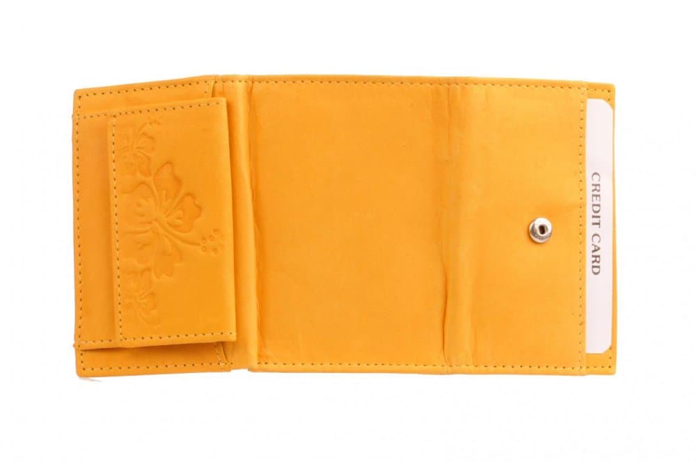 Dámská malá žlutá peněženka 7116-A YELLOW 3