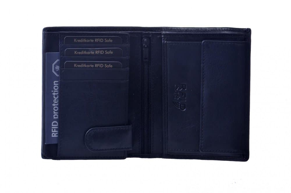 Pánská peněženka kožená černá s RFID DATA SAFE ochranou LBC-110 3