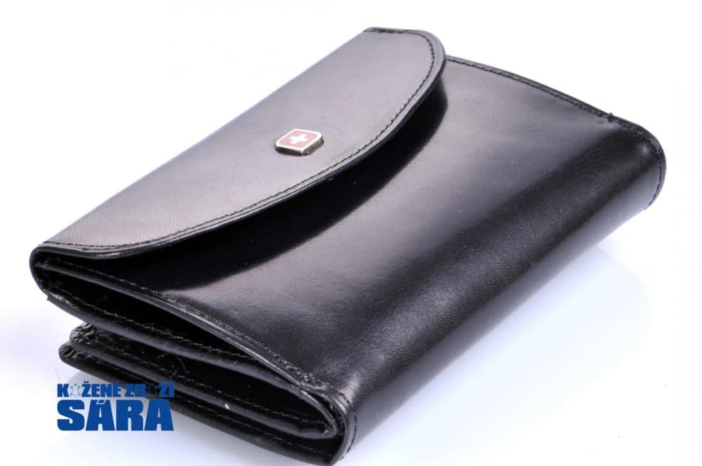 Peněženka kožená dámská 03-2708-01 černá 5