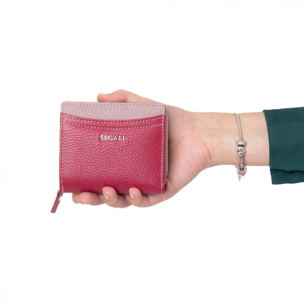 Peněženka SEGALI 7544 B Viva Magenta/Cameo Rose 6