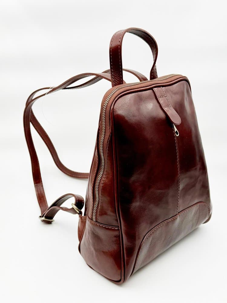 Giglio leather kožený batoh 33 hnědý 4