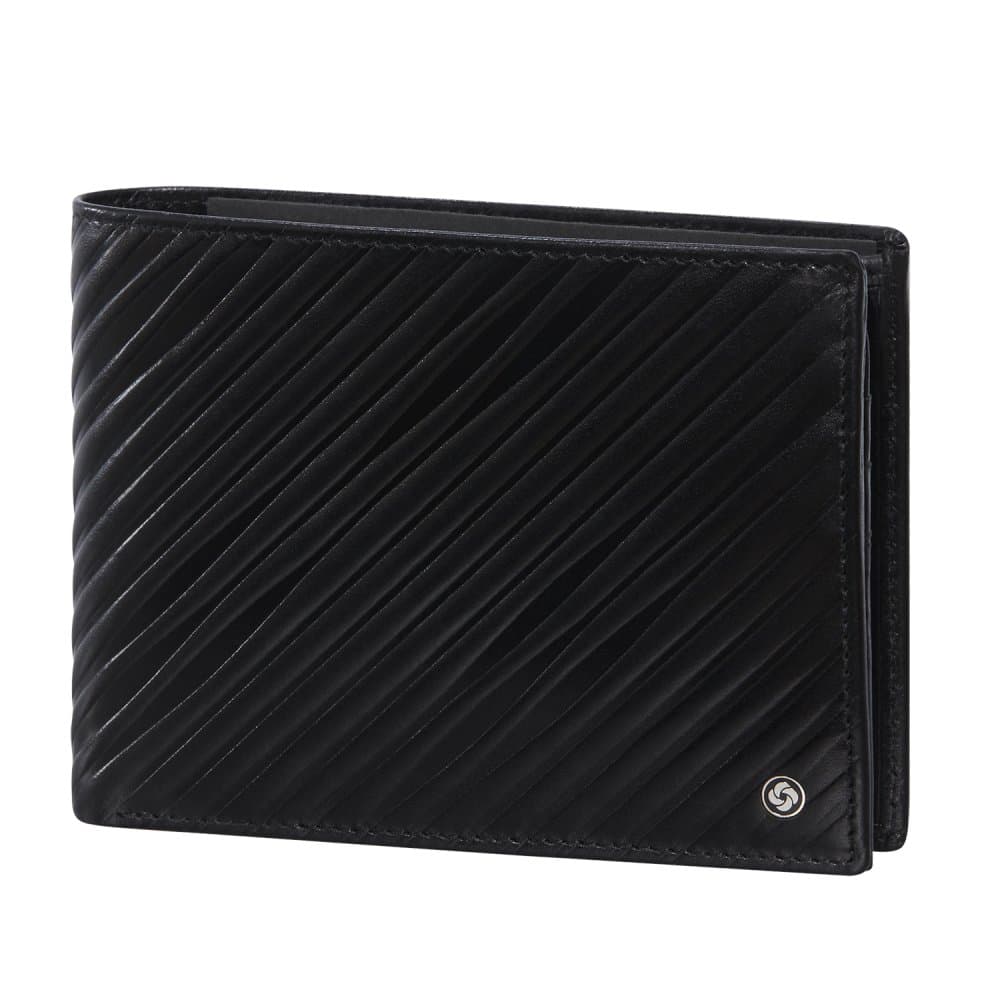 Samsonite Luxusní velká pánská kožená peněženka Refined SLG 155854-1041 černá