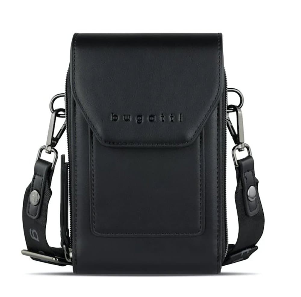 Bugatti Almata Mobile Purse Bag – elegantní dámská crossbody taška na smartphone 49665301 černá 2