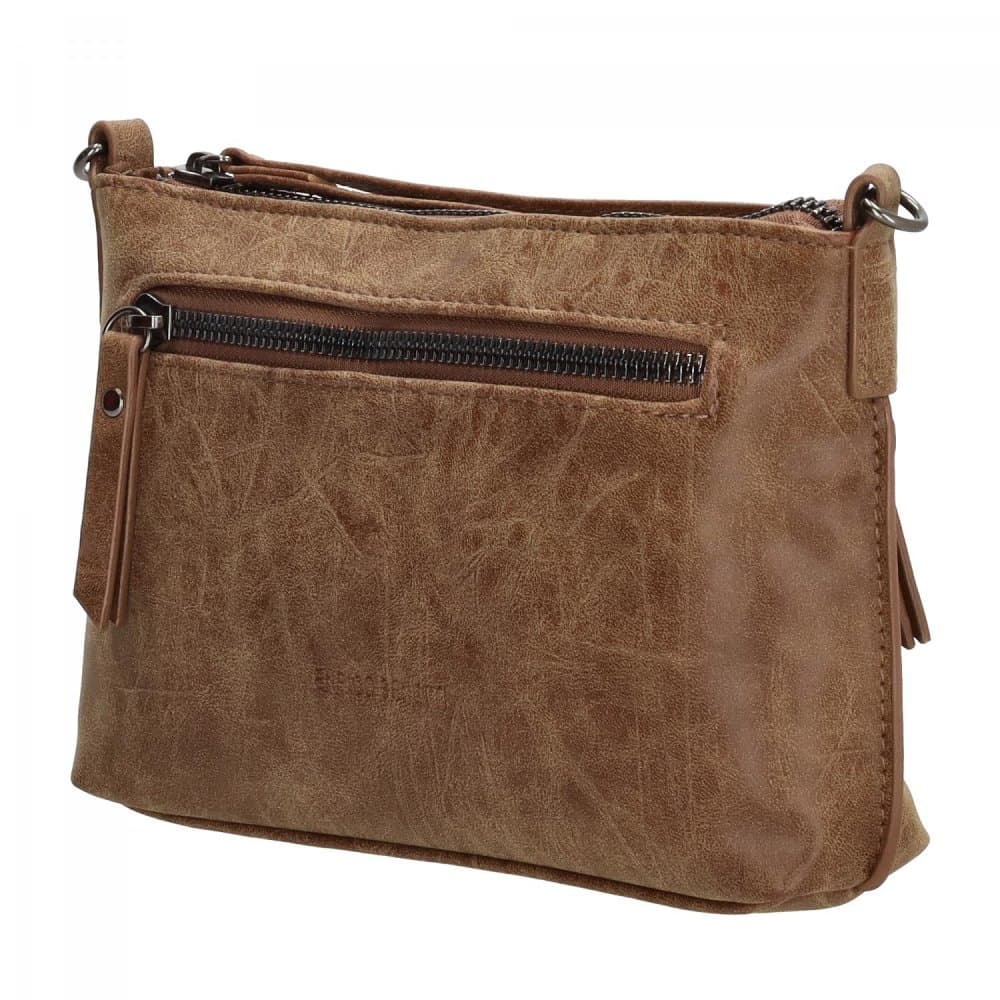 Malá crossbody kabelka Enrico Benetti Zoë 66907-010 hnědá camel 3