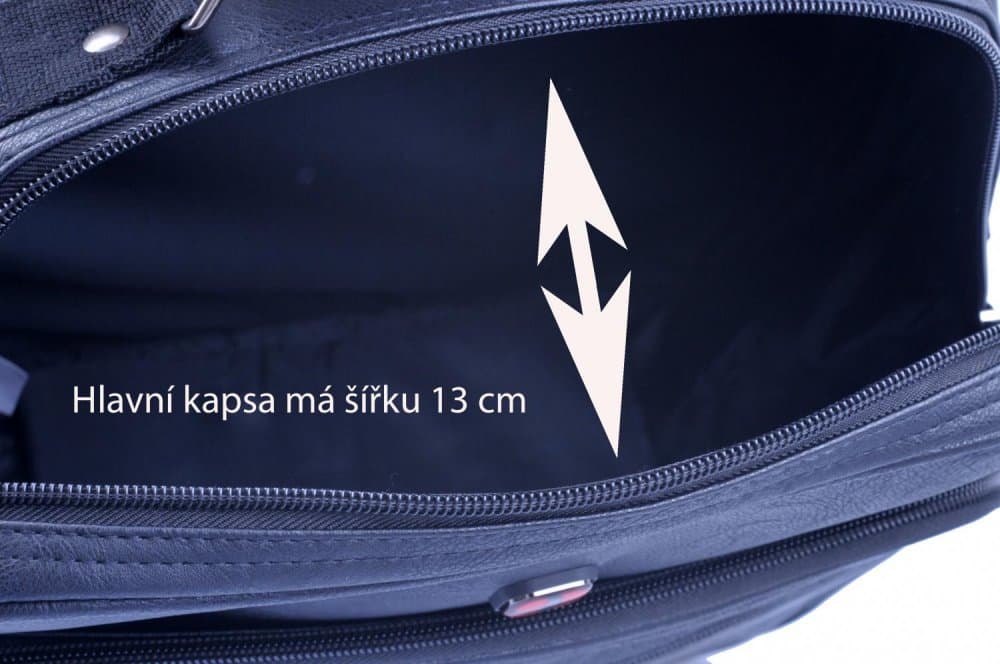 Pánská taška do práce černá ME-5097 PU 2