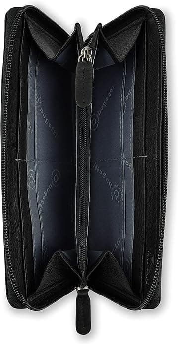 Dámská peněženka Bugatti Banda long zip 491336-01 černá 5