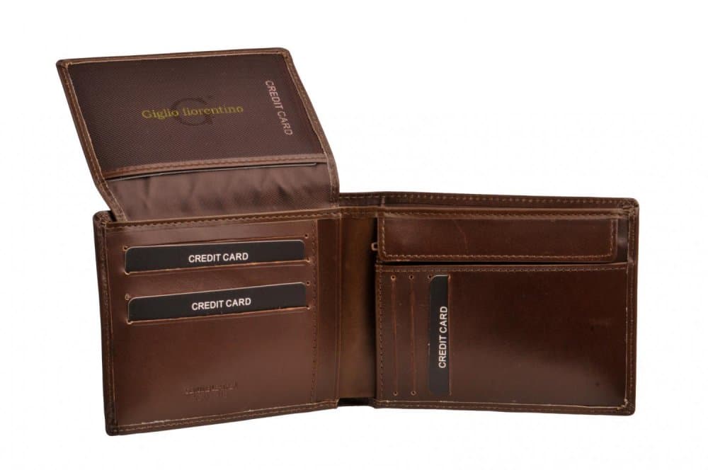 Giglio leather Pánská peněženka GF-011 hnědá 5