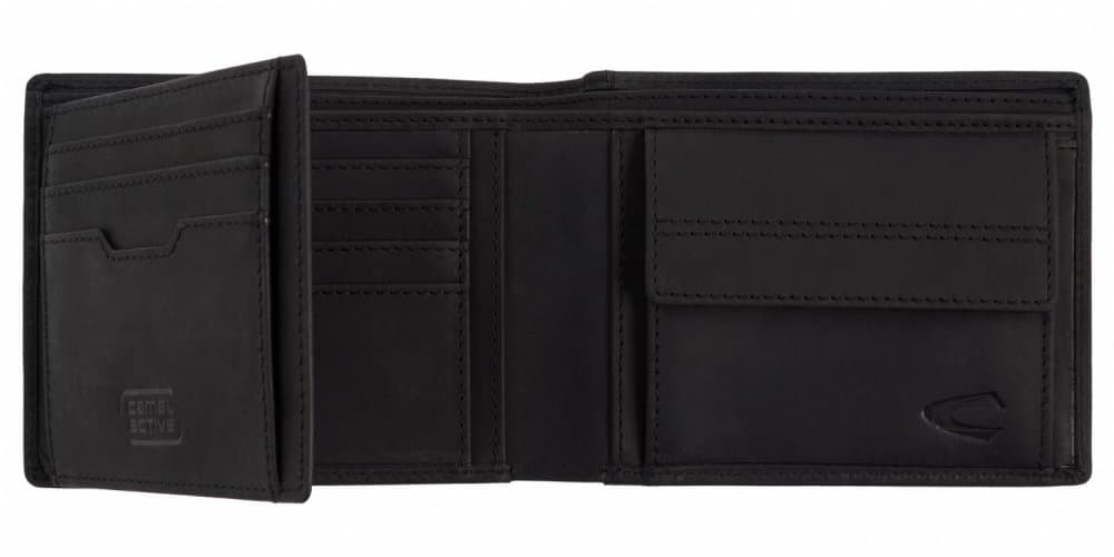 Pánská kožená peněženka Camel Active RFID safe 277-703-60 černo/šedá 3