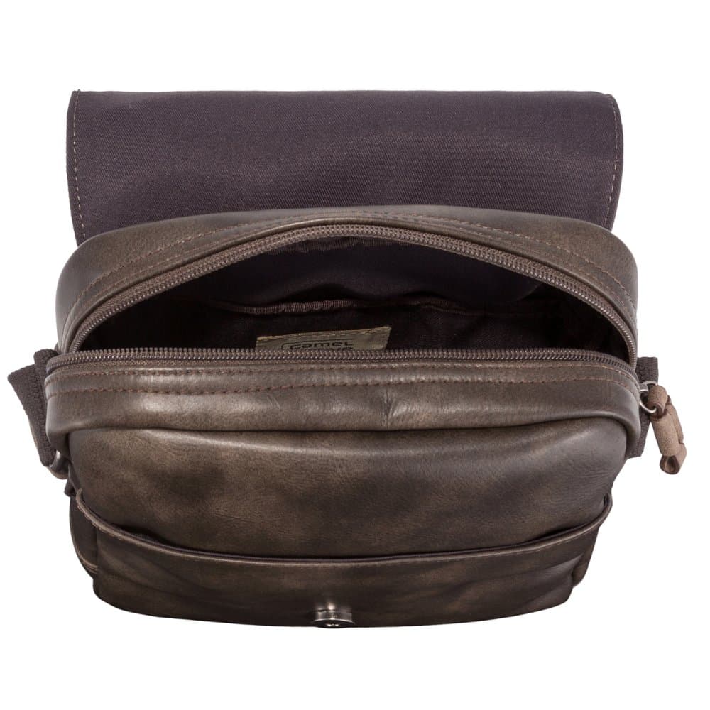 Taška přes rameno LAOS FLAP BAG S 001048 tmavě hnědá 3