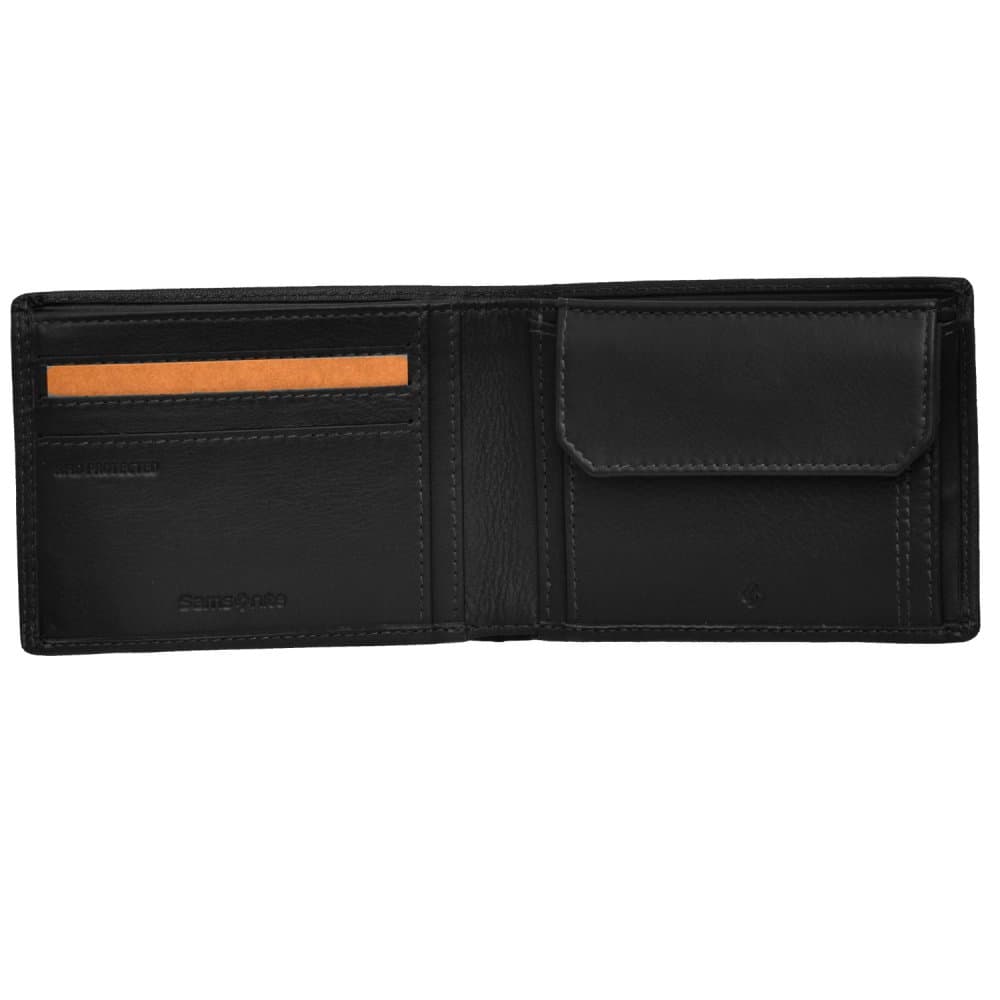 Samsonite Attack 2 SLG 151889-1041 pánská kožená peněženka černá 3