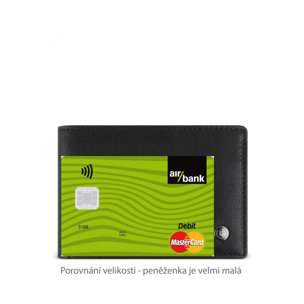 Extra malá pánská peněženka Bugatti Black Magic 49123301 černá 6