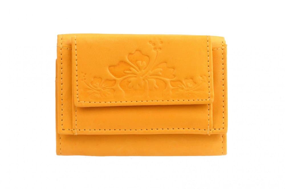 Dámská malá žlutá peněženka 7116-A YELLOW 6