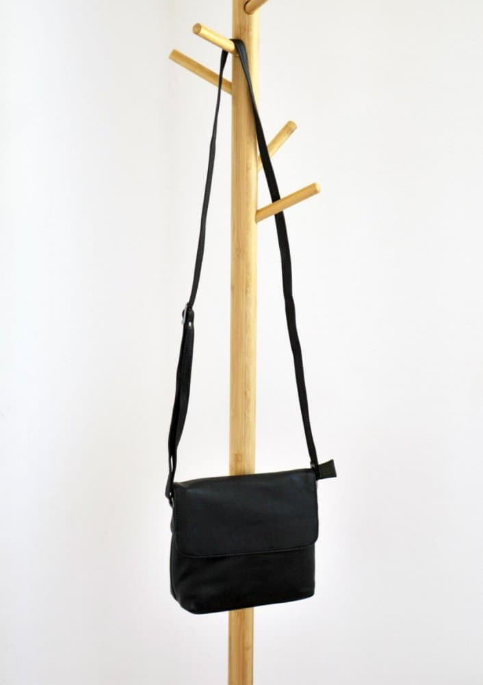 New bags leather malá kabelka přes rameno LB-204 černá 4