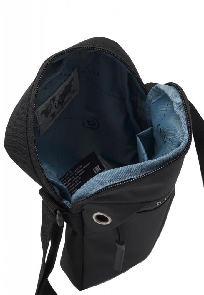Pánská malá crossbody taška Bugatti BLANC DeLight 49450401 – Černá 3