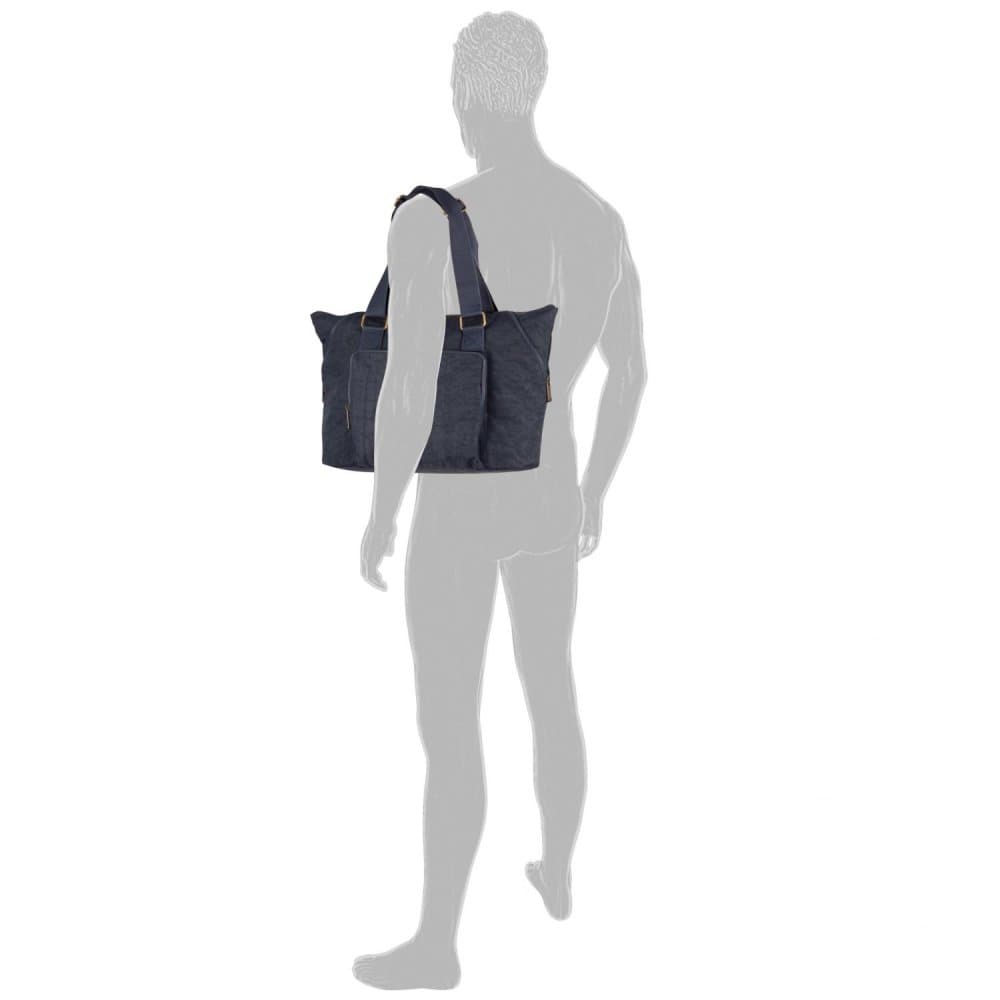 Journey zip shopper L B00-901-58 tmavě modrá pánská shopper taška 4