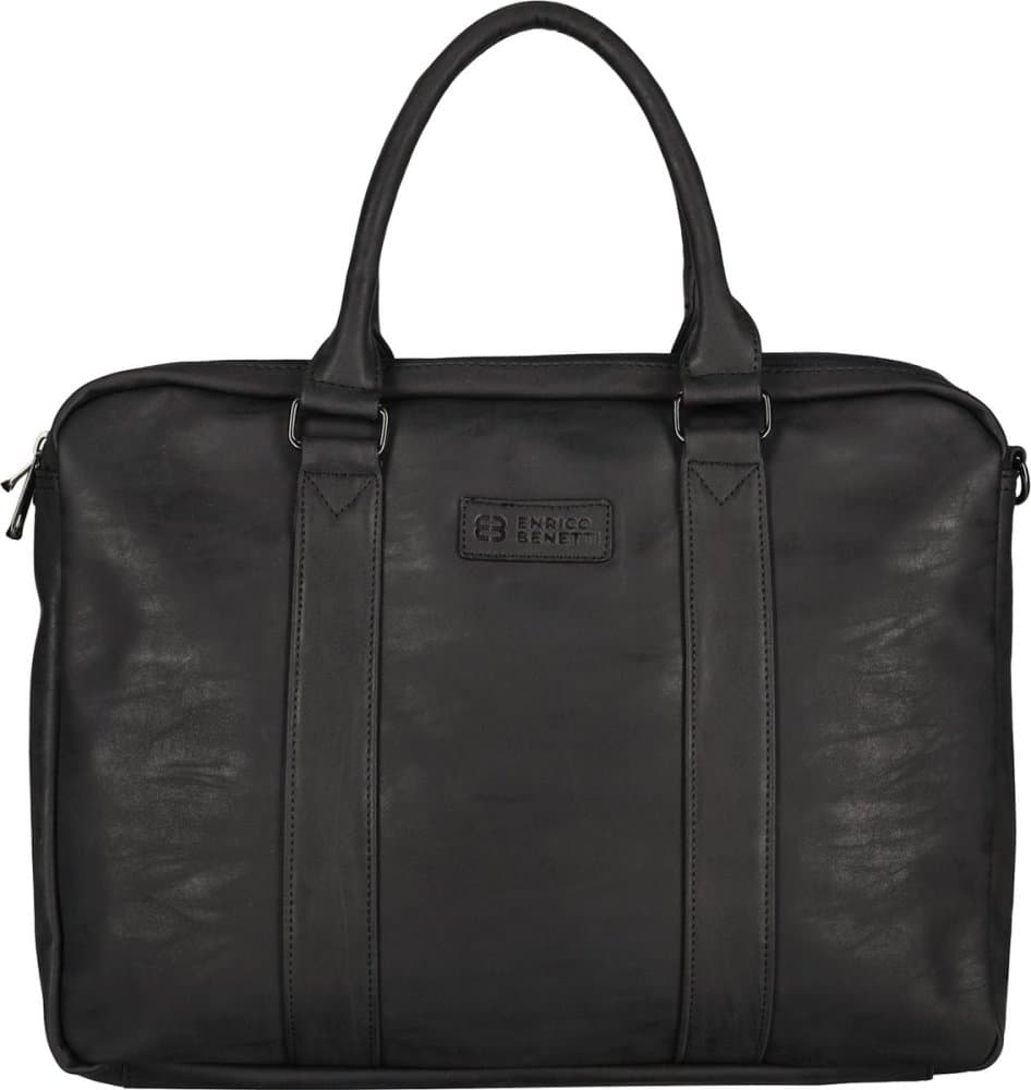 Aktovka Enrico Benetti Rotterdam laptop bag 15 inch 66691-001 černá 2