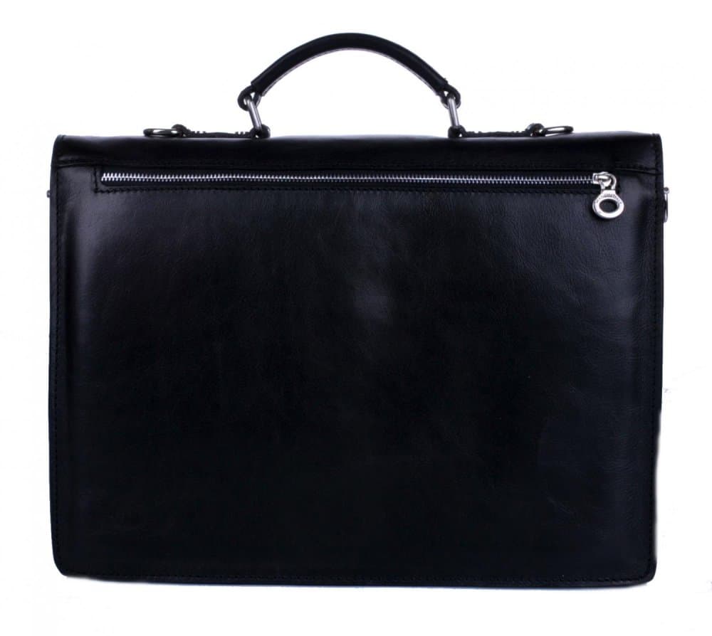 Giglio leather Pánská kožená aktovka IL Giglio 902 černá 2