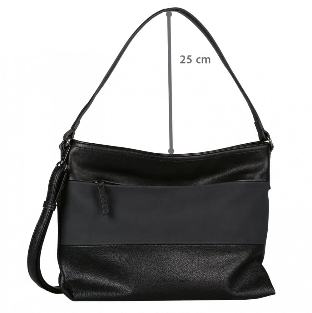 Tom Tailor Nicolina kabelka hobo bag M 10907 černá 5