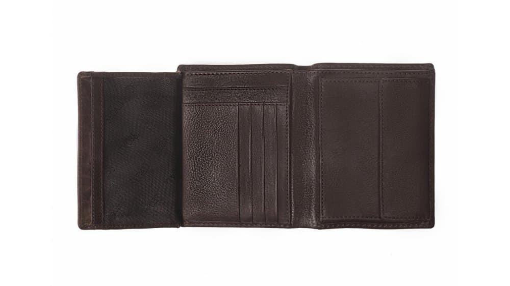 Pánská kožená peněženka w-81225 šedo/hnědá 6