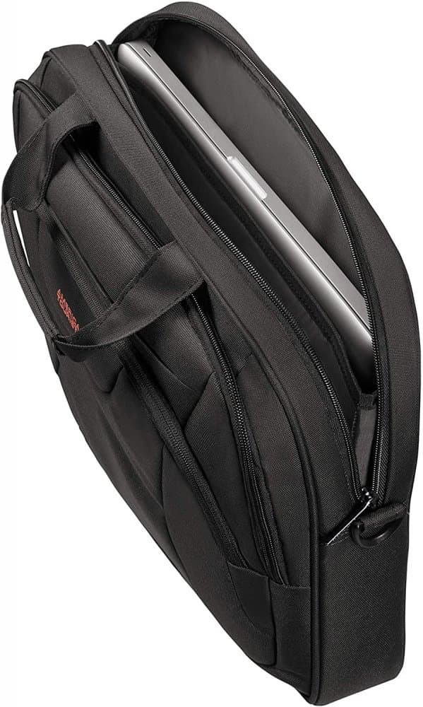 Černá aktovka na notebook 15,6" At Work laptop bag 88532-1070 poslední kus 3