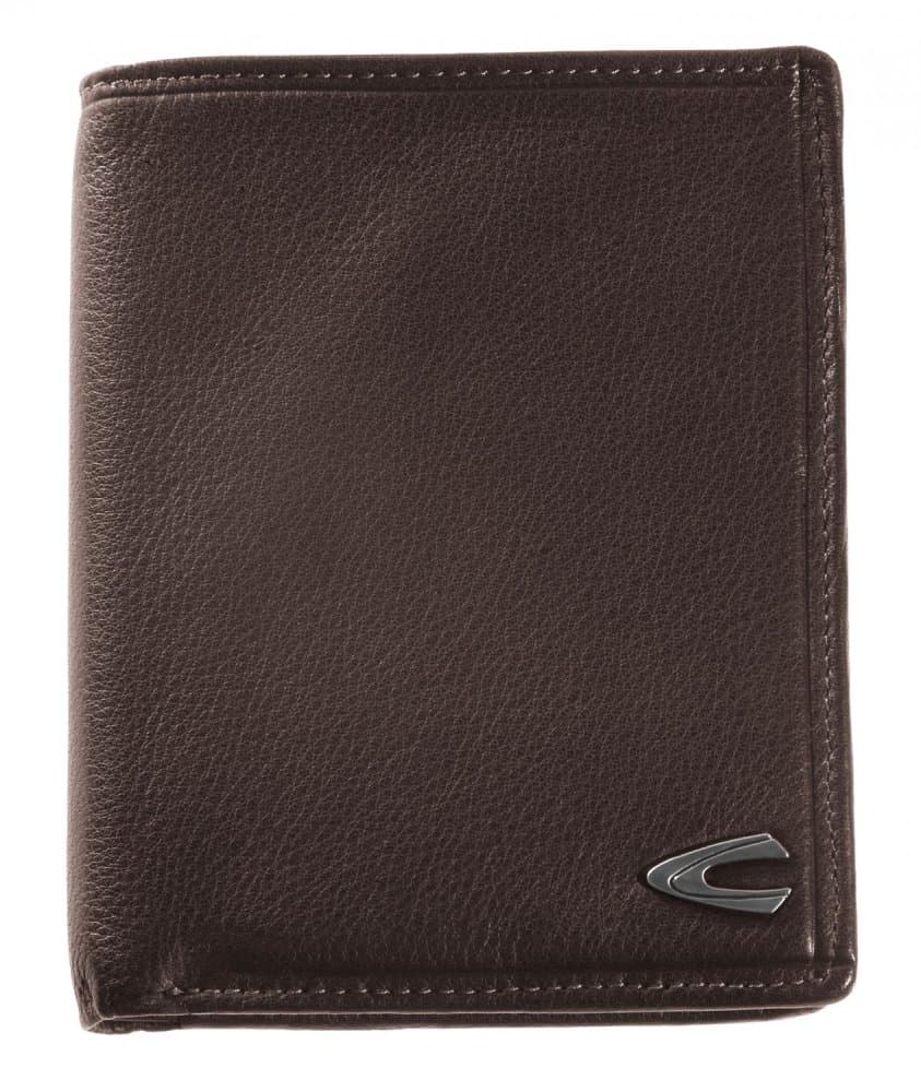 Pánská peněženka hnědá kožená zip na bankovky CAMEL B34-707-20 3