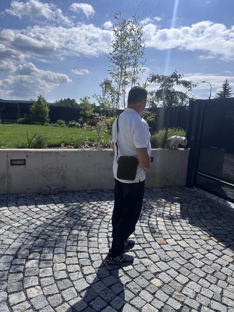 Pánská kožená crossbody taška Bugatti Luca – Černá (Vintage look) 49563701 černá 4