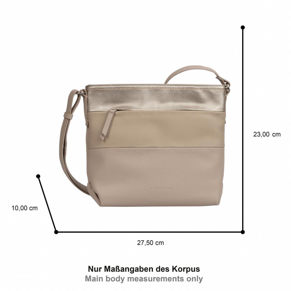 Tom Tailor Nicolina kabelka cross bag M 011487 mixed taupe 4