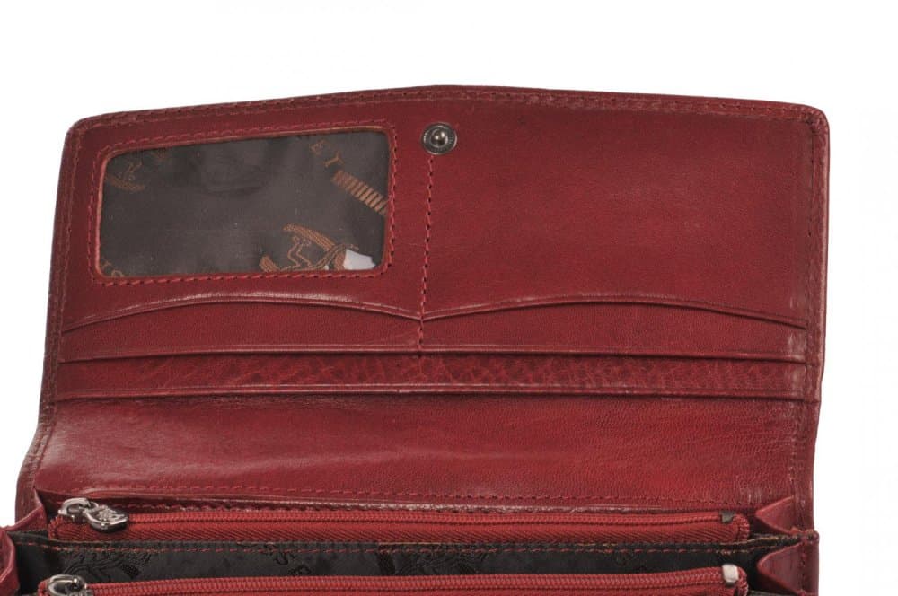 Dámská kožená peněženka 4466 KOMODO BORDEAUX 6