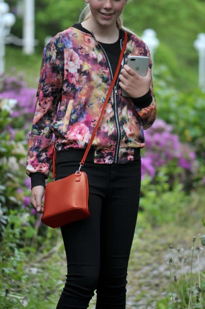 Giglio leather Malá dámská kožená kabelka 133 oranžová 3