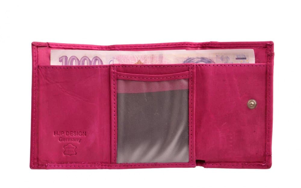 Dámská malá růžová peněženka 7116-A PINK 4