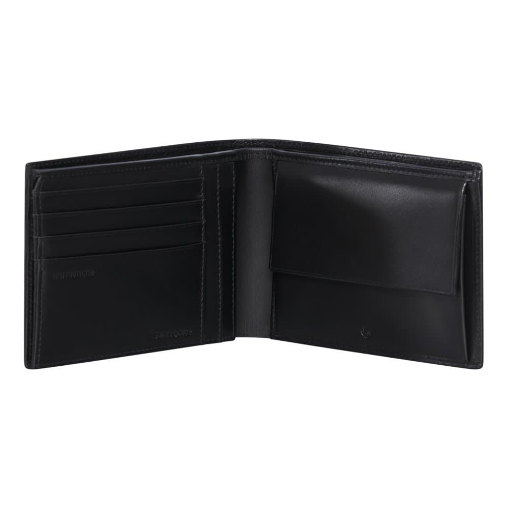 Samsonite Luxusní velká pánská kožená peněženka Refined SLG 155856-1041 černá 5