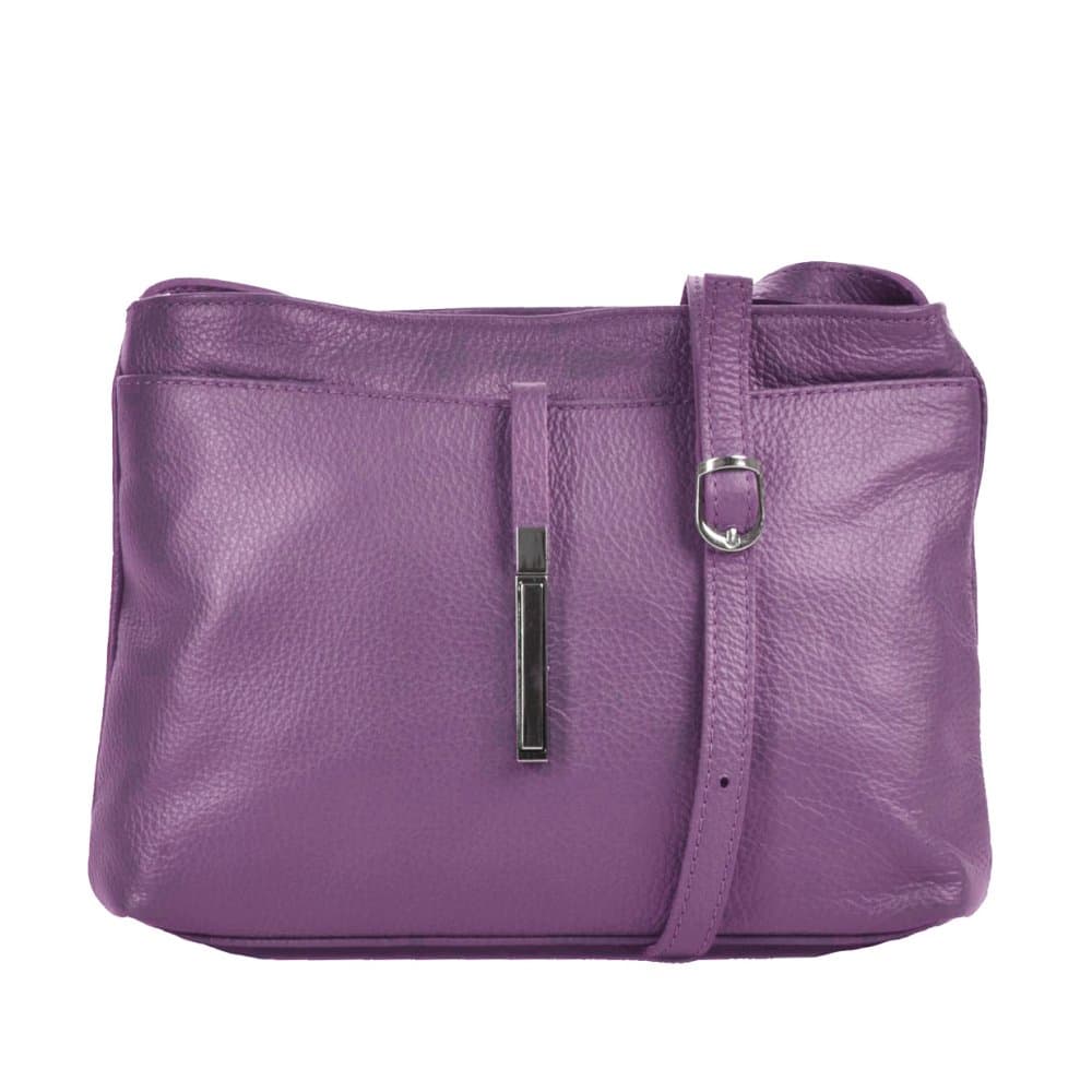 Dámská kožená crossbody kabelka 5085 fialová - 2. jakost 2